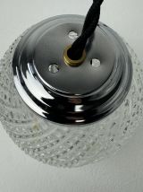 LOT DE 2 ANCIENNES SUSPENSIONS RONDES VINTAGE