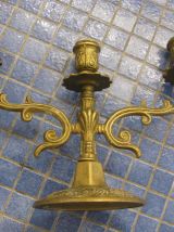 chandelier baroque en laiton