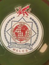 Rare Assiette Gravée International Police Association - Serv
