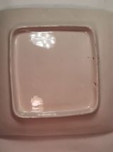 Très beau plat de Service en céramique Émaillée Souvenirs de