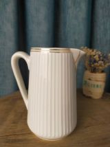 Petit pot porcelaine blanche cannelée CNP