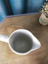 Petit pot porcelaine blanche cannelée CNP