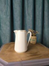 Petit pot porcelaine blanche cannelée CNP