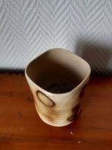 Vase gobelet en céramique vintage 