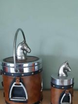 Seau a glacons et cendrier vintage