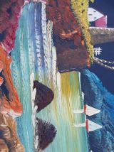 Assiette decorative DUQUENNE