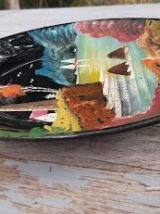 Assiette decorative DUQUENNE