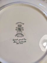 service Lunéville décor feuilles de vigne