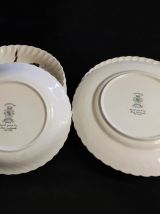 service Lunéville décor feuilles de vigne