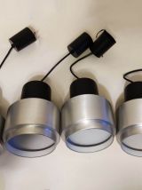 lot de 4 lustres vintage
