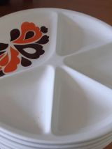 Ensemble fondue le creuset vintage