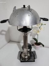 Lampe à poser artisanale déco recyclage