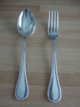 Couverts enfant métal argenté 2 poinçons 