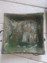 Lot de deux magnifiques vide poche en terre cuite et céramiq