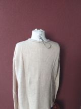 Cardigan laine et mohair avec boutons métal et nacre 