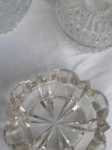 setde coupelles en verre vintage