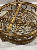 Bar en rotin années 70