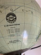 Globe terrestre vintage 1960 Verre JRO Verlag - 35 cm
