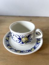 6 Tasses à café et soucoupes Villeroy et Boch Cadiz Clacques