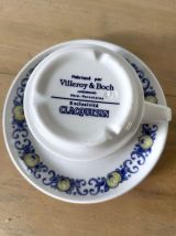 6 Tasses à café et soucoupes Villeroy et Boch Cadiz Clacques