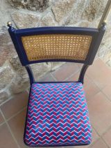 Chaise Empire Cannage Chevron