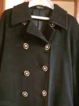 grand manteau Vintage en laine de Lama et cachemire