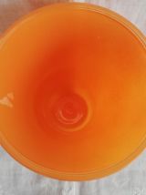 Vase verre orange 70