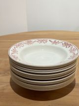 Assiettes creuses Longwy 