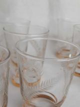 2 lots de 6 verres vintage