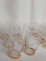 2 lots de 6 verres vintage