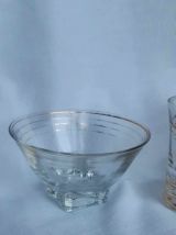 6 petits verres vintage annee 1950