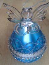 1 ange en verre vintage 