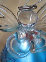 1 ange en verre vintage 