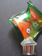 Vintage Italien Verre De Murano fdécanteur bouchon 