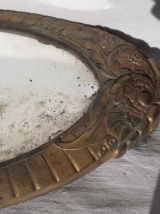 Centre de table Art déco plateau miroir