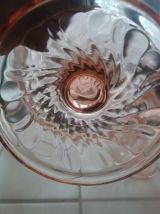 Vintage 6 grandes coupes à glace modèle ROSALINE d'Arcoroc  