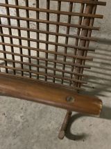 Porte-revues en rotin années 60