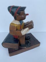 Pinocchio en bois artisanal ancien