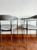 Paire de chaises P40 Vegni et Gualtierotti, 1980