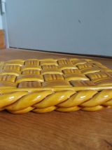 Dessous de plat céramique tressée ajourée