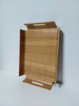 Plateau en bois courbé style scandinave