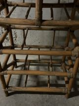Etagère en rotin années 60