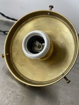 ANCIENNE SUSPENSION DEMI-BOULE ART-DECO