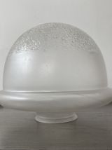 ANCIENNE SUSPENSION DEMI-BOULE ART-DECO