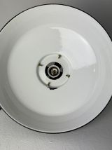 ANCIENNE SUSPENSION INDUSTRIELLE EMAILLEE MAZDA 34,5 CM 