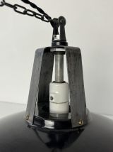 ANCIENNE SUSPENSION INDUSTRIELLE EMAILLEE MAZDA 34,5 CM 