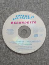 CD- Joyeux Anniversaire Bernadette- Musidol   