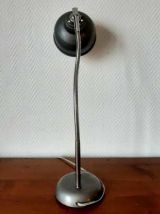 Lampe de bureau industrielle grise 1970