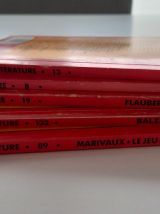 Lot de 5 livres Profil littérature 