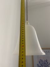 Lampe /suspension tulipe baladeuse opaline